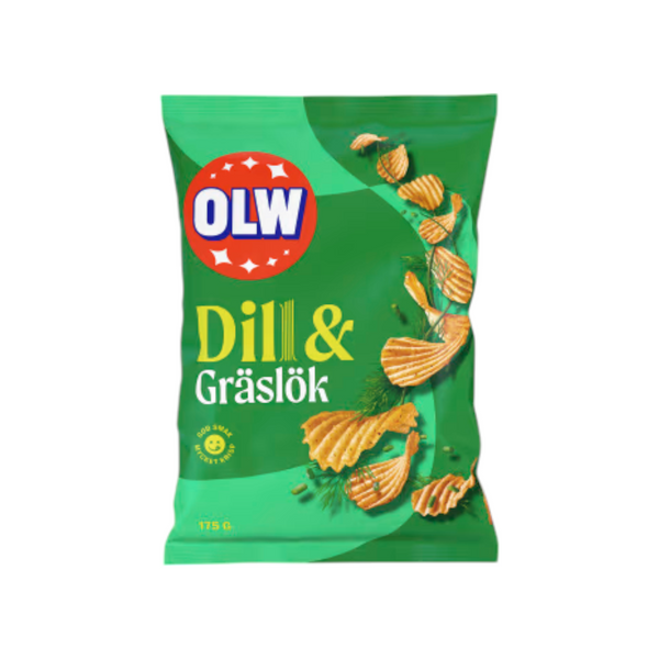 Dill & Gräslök Chips 175g