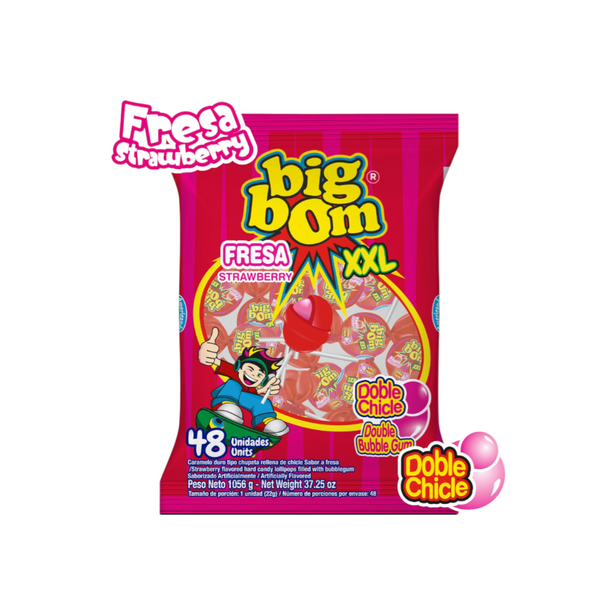 Big Bom XXL 25g Strawberry 48-p