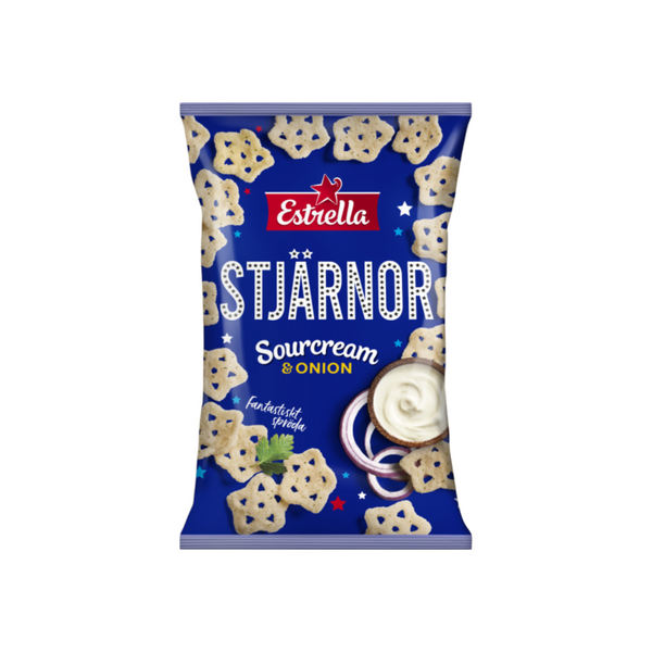 Stjärnor Sourcream & Onion Chips 85g