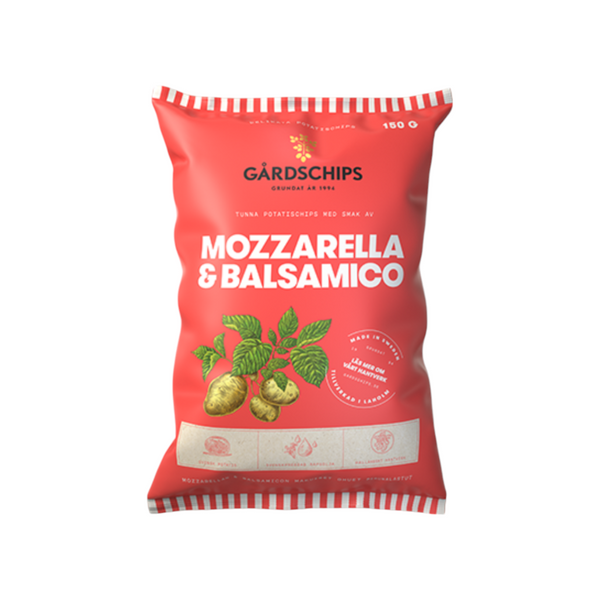 Gårdschips Mozzarella & Balsamico 150g