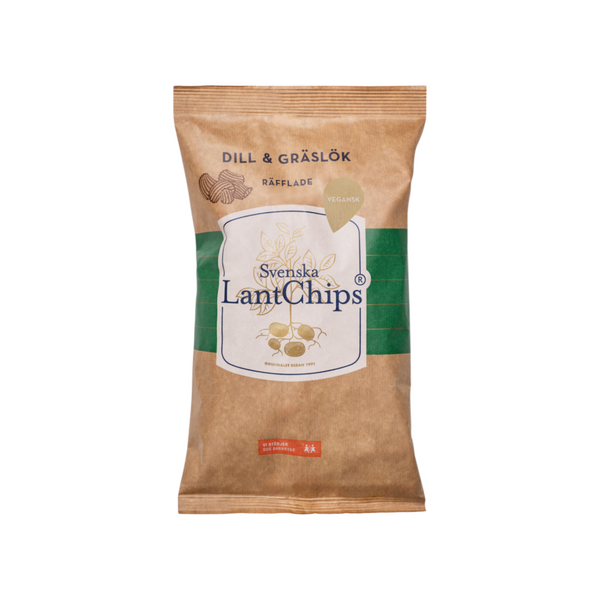 Lantchips Dill Gräslök Räfflade 200g