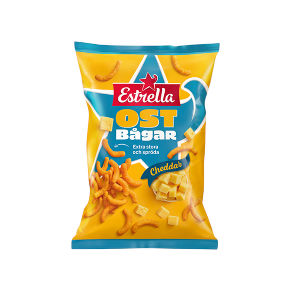 Ostbågar Extra Stora Cheddar 210g