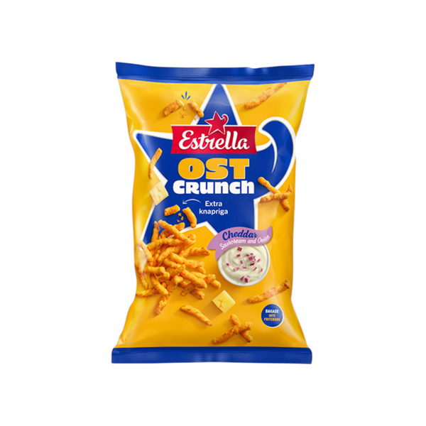 Ostcrunch Cheddar & Sourcream Onion 200g