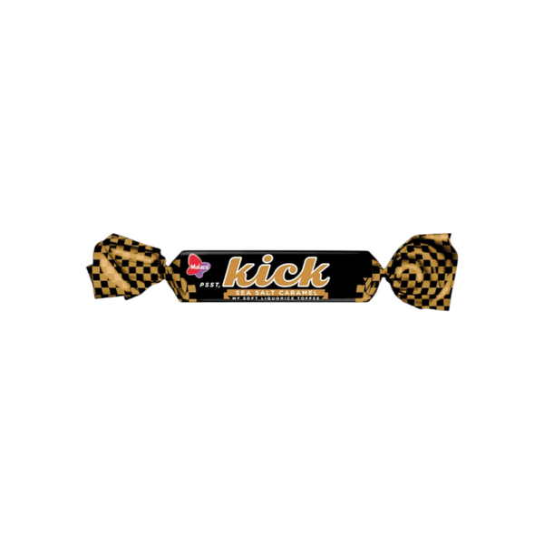 Malaco Kick Saly Caramel Lakrits 19g