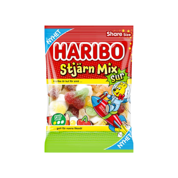 Haribo Stjärn Mix Sura 150g