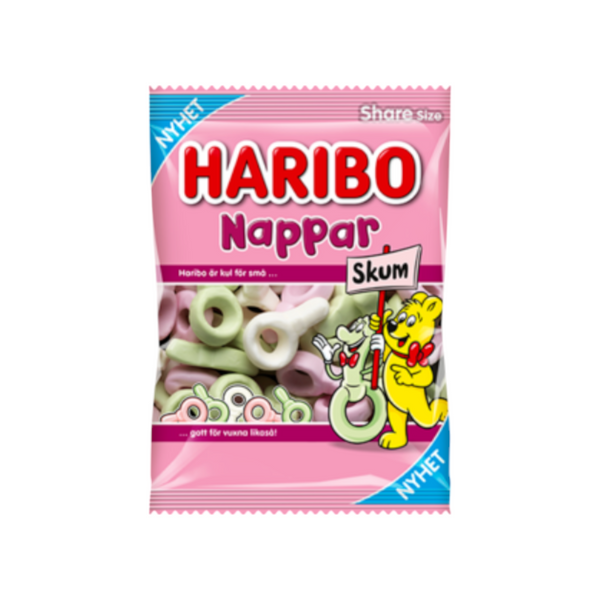 Haribo Skum Nappar 120g