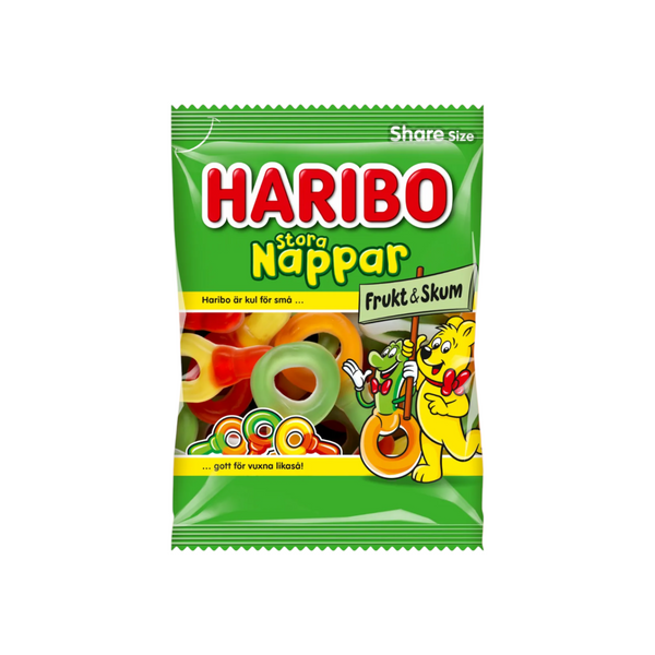 Haribo Stora Nappar Frukt 170g