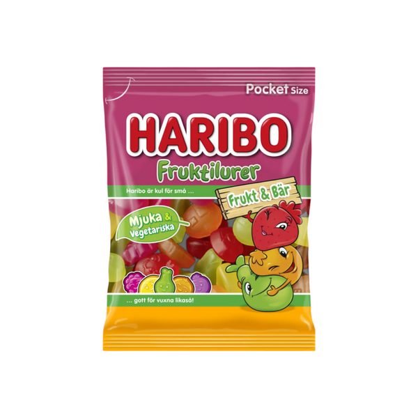 Haribo Fruktilurer Frukt & Bär 80g