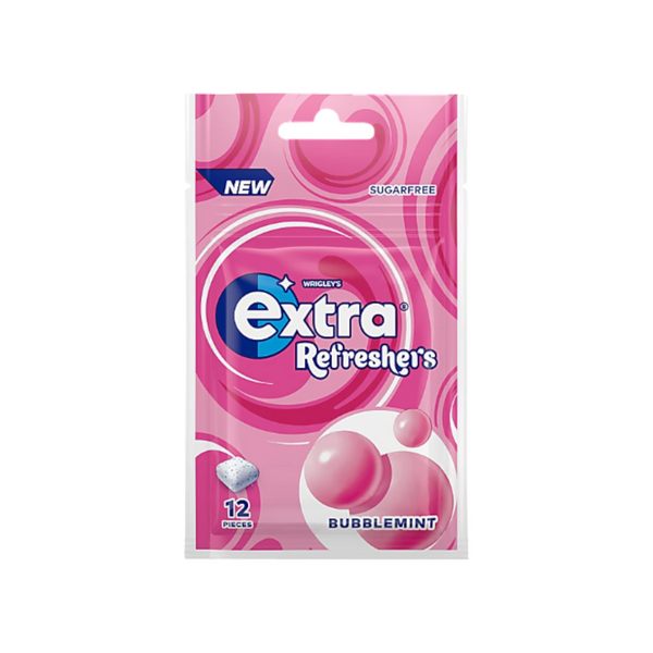 Extra Refreshers Bubbelmint 12st