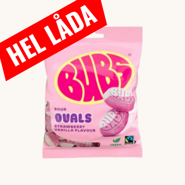BUBS Strawberry Vanilla Ovals 12x90g