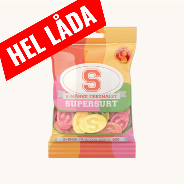 S-märke Supersurt 18x80g